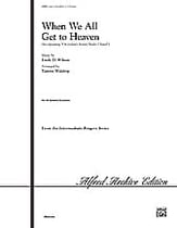 When We All Get to Heaven Handbell sheet music cover
